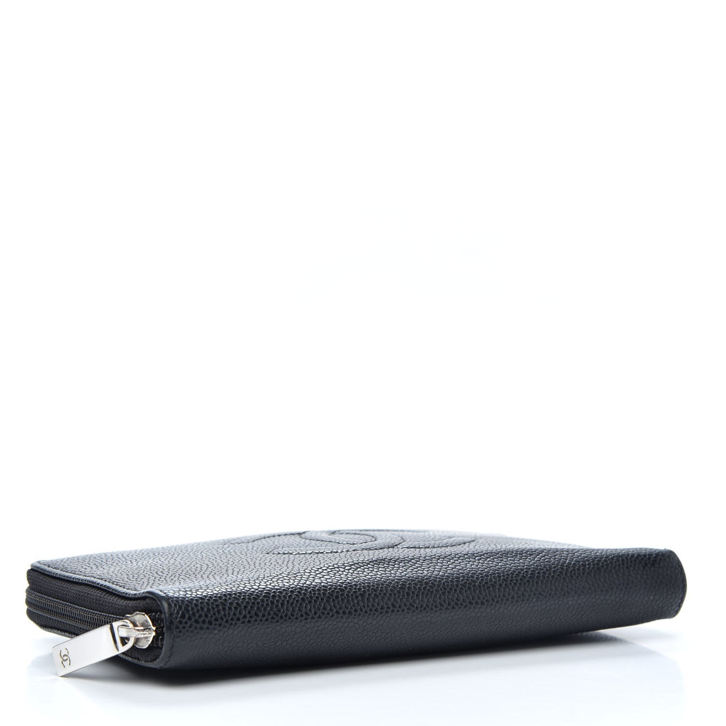Caviar Timeless Travel Zip Wallet Black