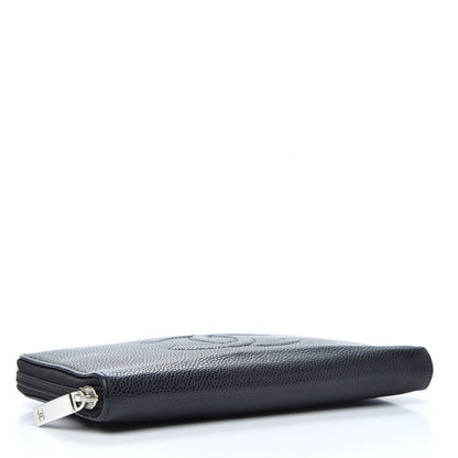 Chanel Caviar Timeless Travel Zip Wallet Black 4 of 6