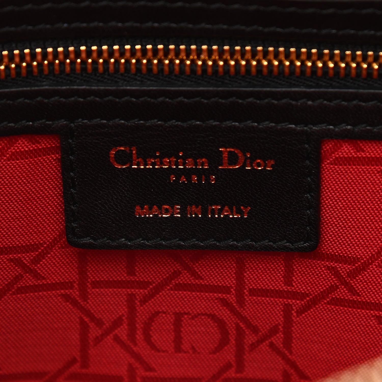 Christian Dior Lambskin Cannage Large Lady Dior Black 6 of 10