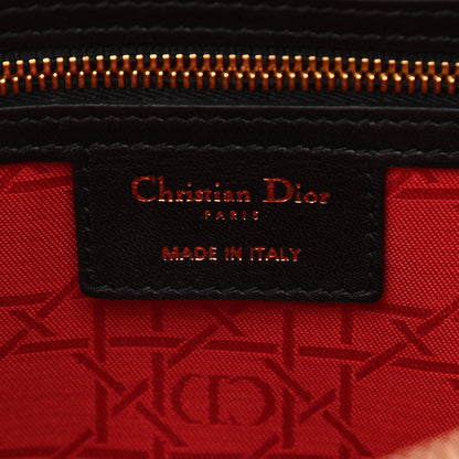 Christian Dior Lambskin Cannage Large Lady Dior Black 6 of 10