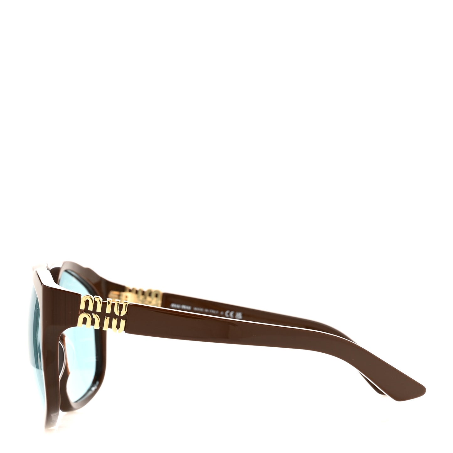 Acetate Square Sunglasses SMU A07 Brown