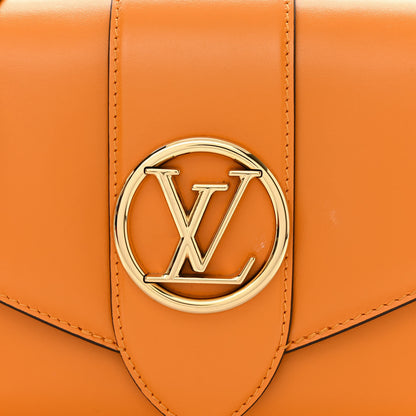 Louis Vuitton Smooth Calfskin LV Pont 9 Summer Gold 8 of 11