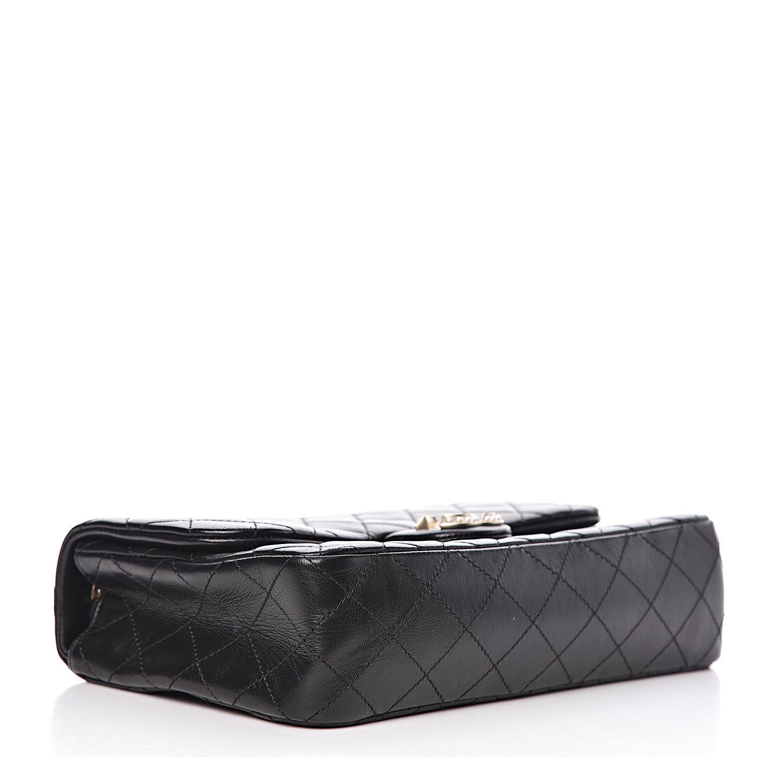 Chanel Lambskin Quilted Medium Westminster Pearl Flap Black 4 of 11