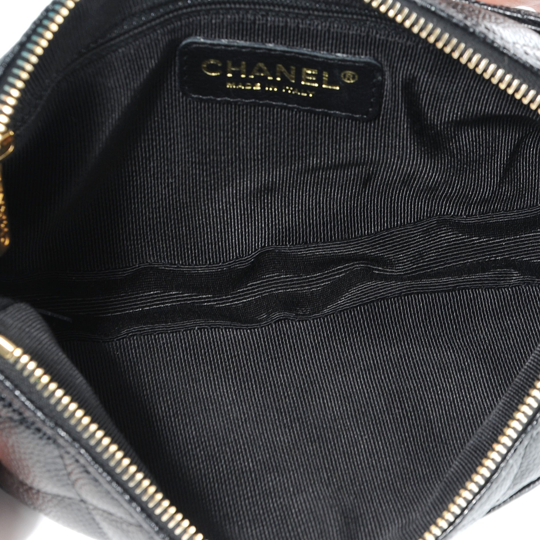 Chanel Caviar Quilted Pochette Black 5 of 7