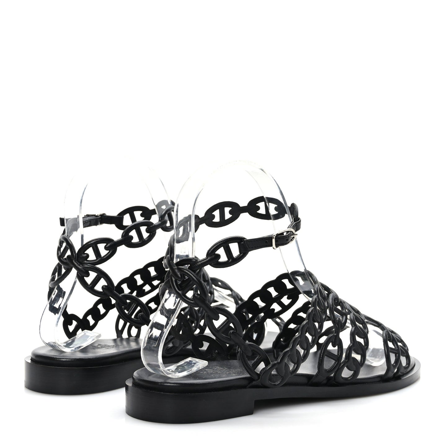Calfskin Kalliste Sandals 37 Black