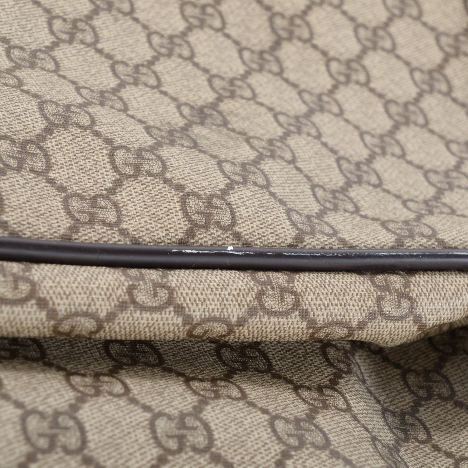 Gucci Monogram GG Plus Large Garment Bag Dark Brown 2 of 10