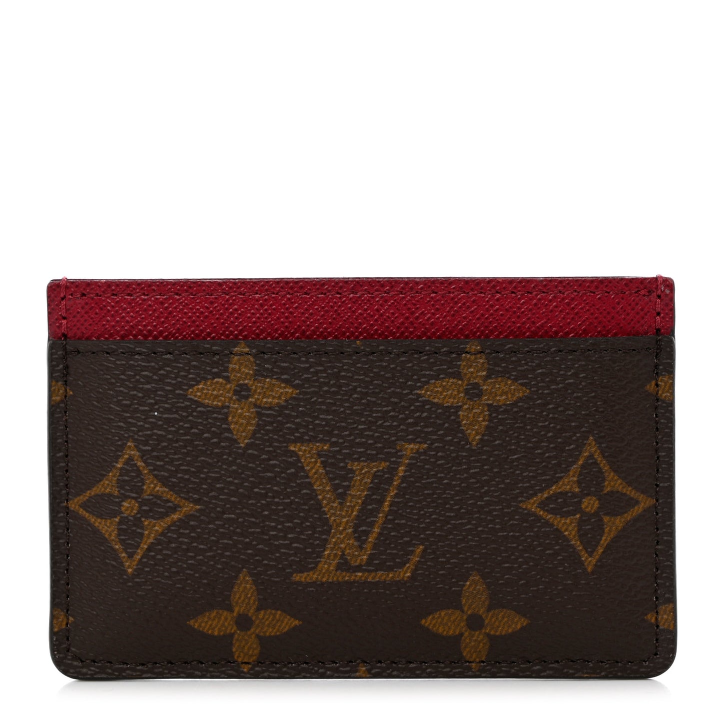 Monogram Card Holder Fuchsia
