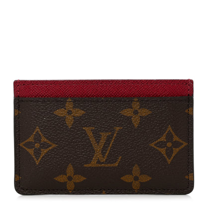 Louis Vuitton Monogram Card Holder Fuchsia 1 of 7