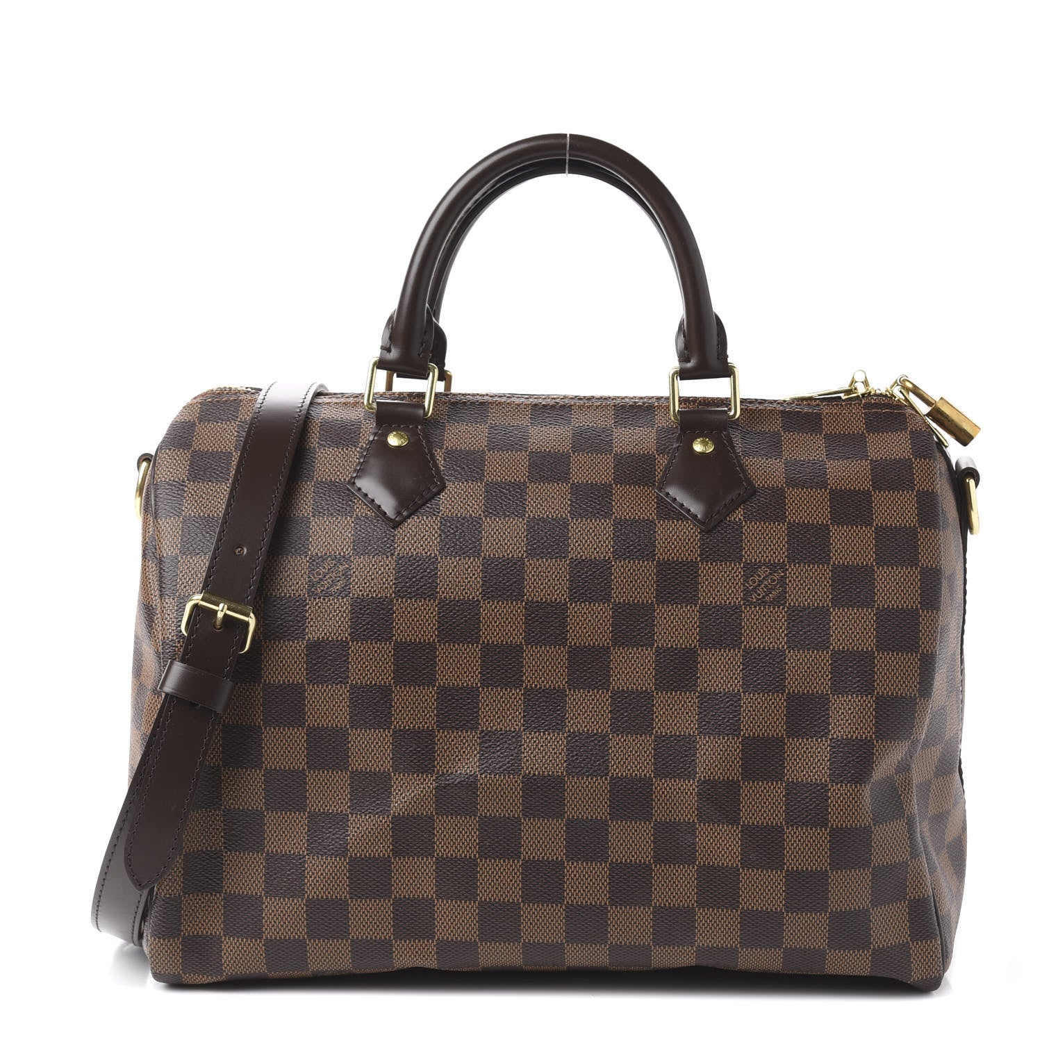 Louis Vuitton Damier Ebene Speedy Bandouliere 30 1 of 12