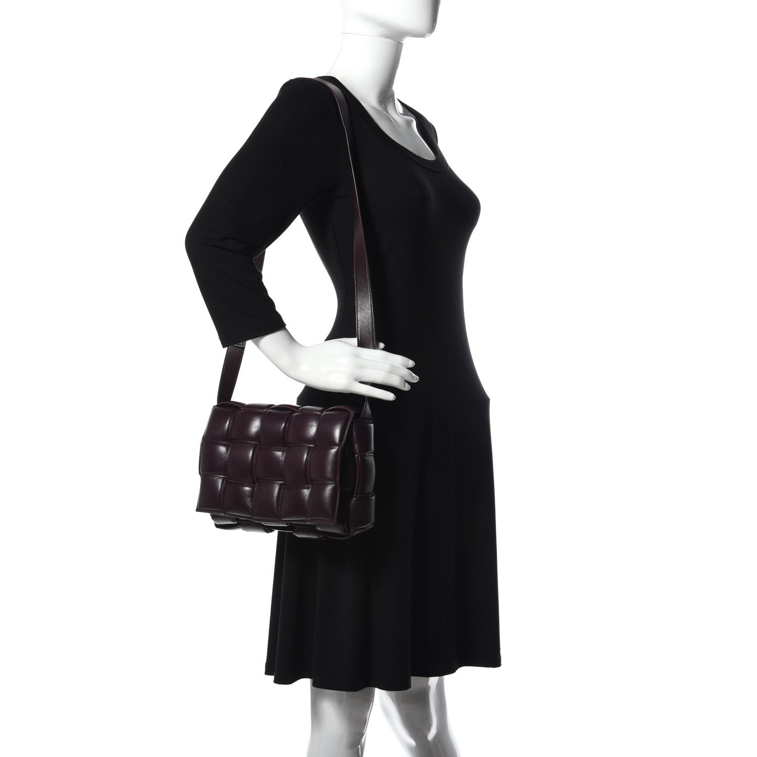 Bottega Veneta Nappa Maxi Intreccio Padded Cassette Crossbody Bag Grape 2 of 10