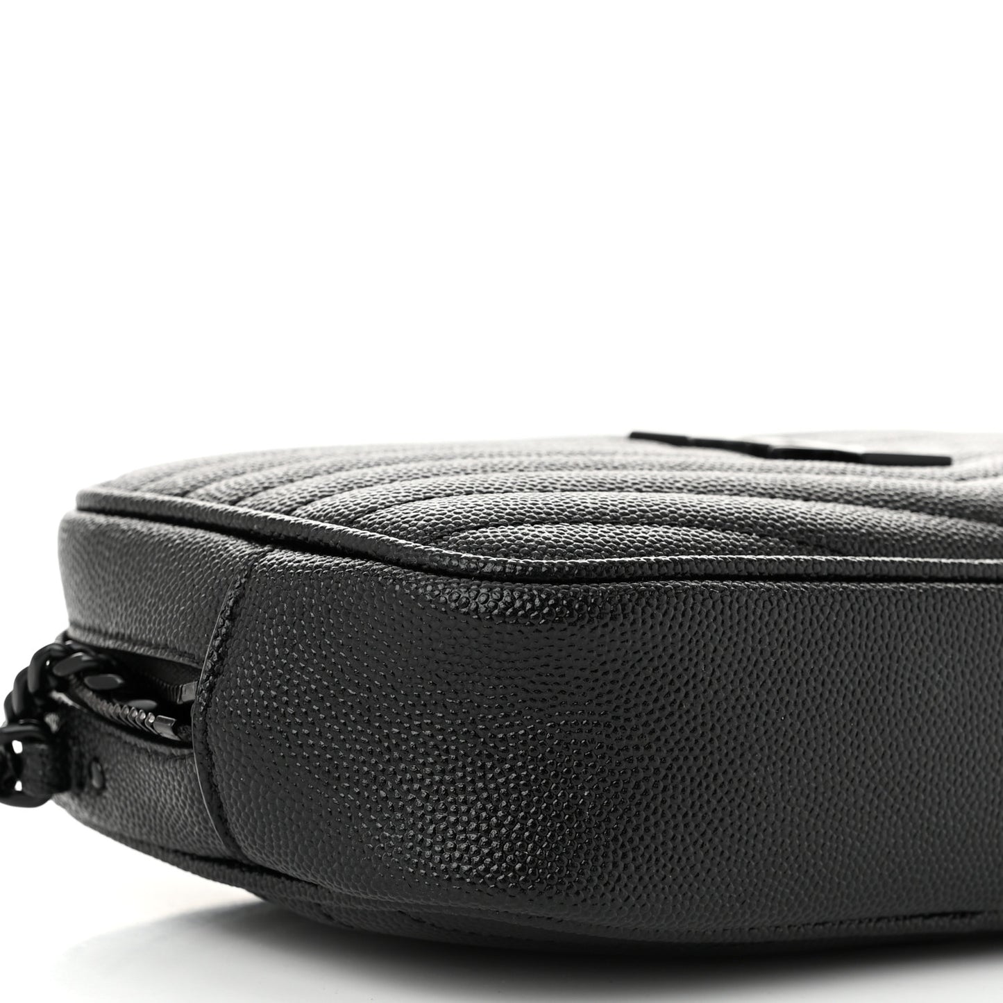 Grain De Poudre Matelasse Monochrome Monogram Mini Lou Camera Bag Black