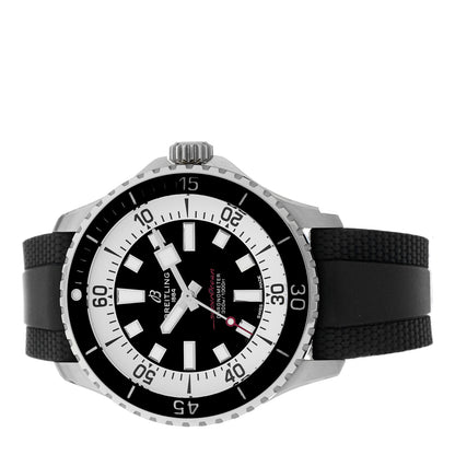 Breitling Stainless Steel Rubber 44mm SuperOcean Automatic Watch Black A17376 2 of 5