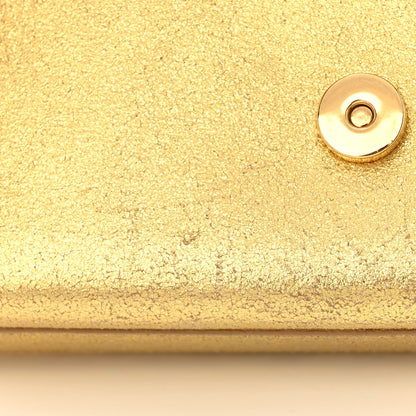 Saint Laurent Metallic Calfskin Small Classic Monogram Kate Tassel Satchel Gold 12 of 12