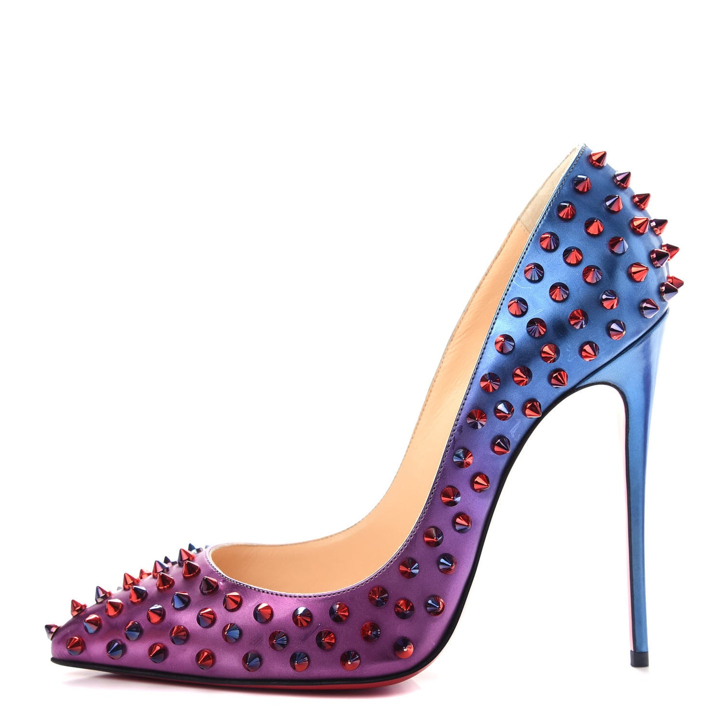 Patent Scarabe Follies Spikes 120 Pumps 38.5 Rose Digitale