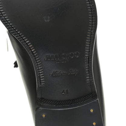 Jimmy Choo Nappa Mens Foxley Tassel Loafers 41 Black 8 of 10