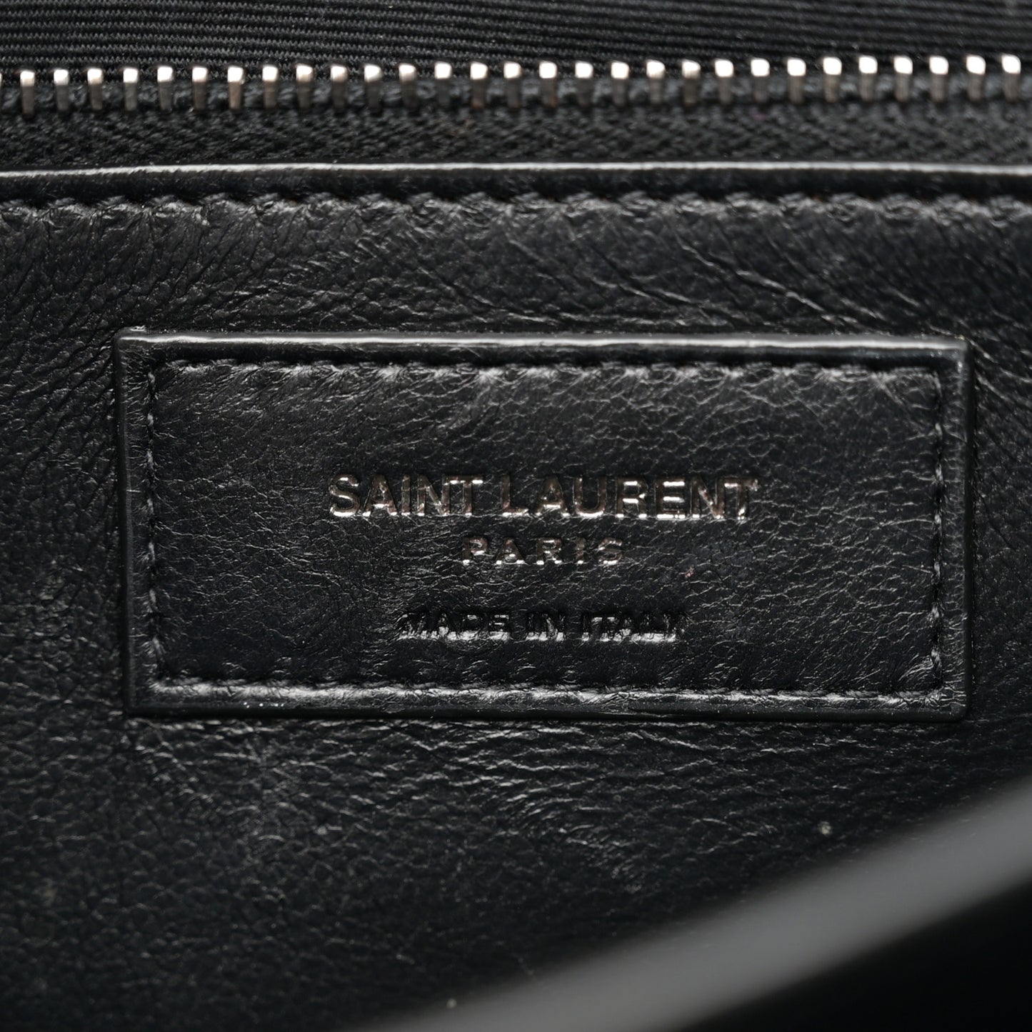 Grain De Poudre Monogram Cassandra Clasp Bag Black