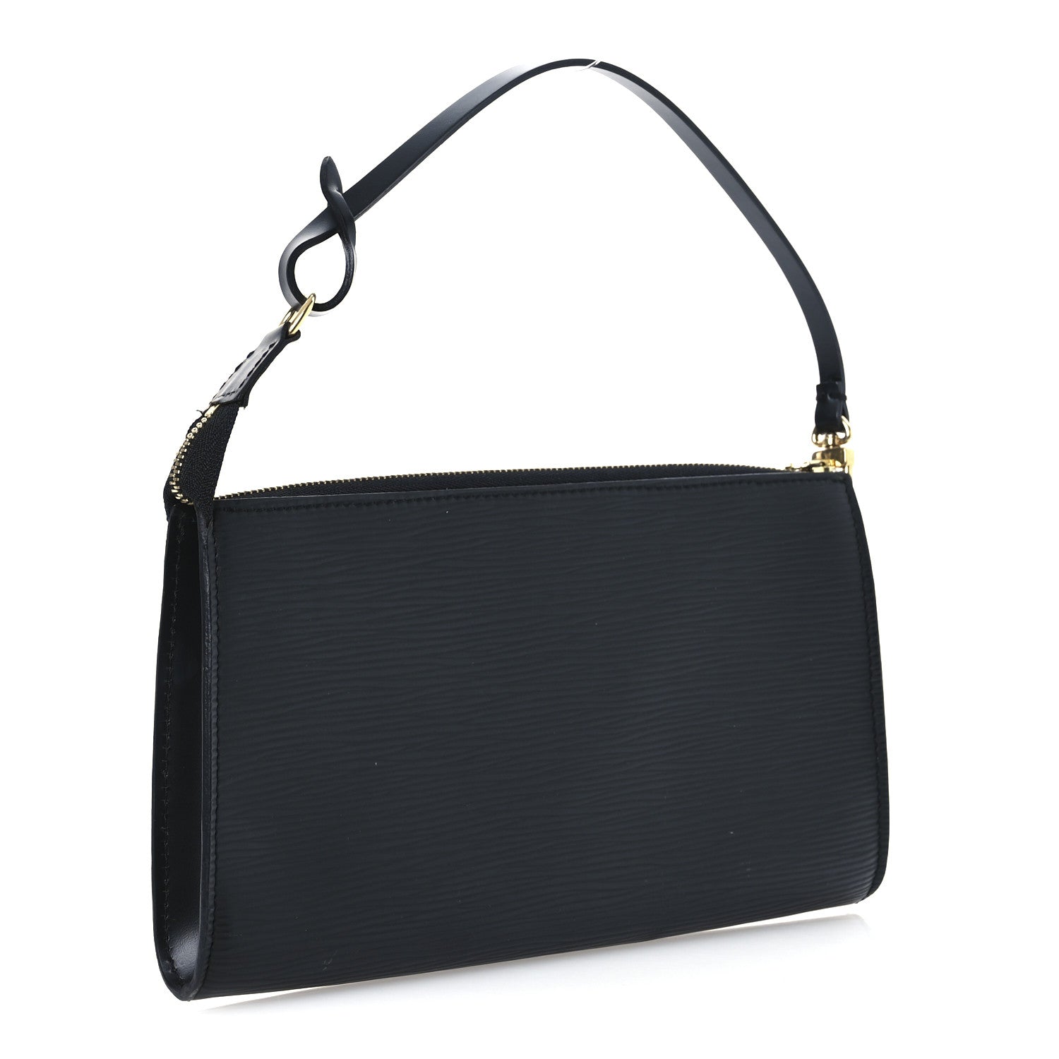Louis Vuitton Epi Pochette Accessories 24 Black 3 of 11