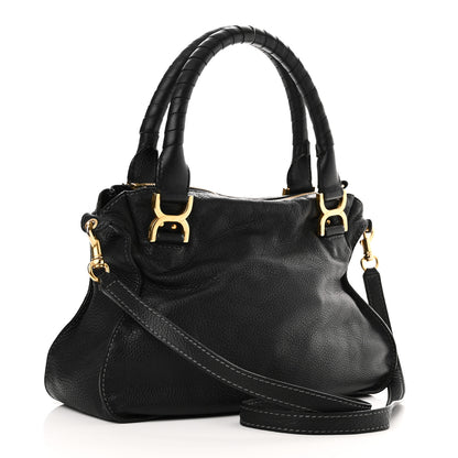 Chloe Calfskin Medium Marcie Satchel Black 3 of 13