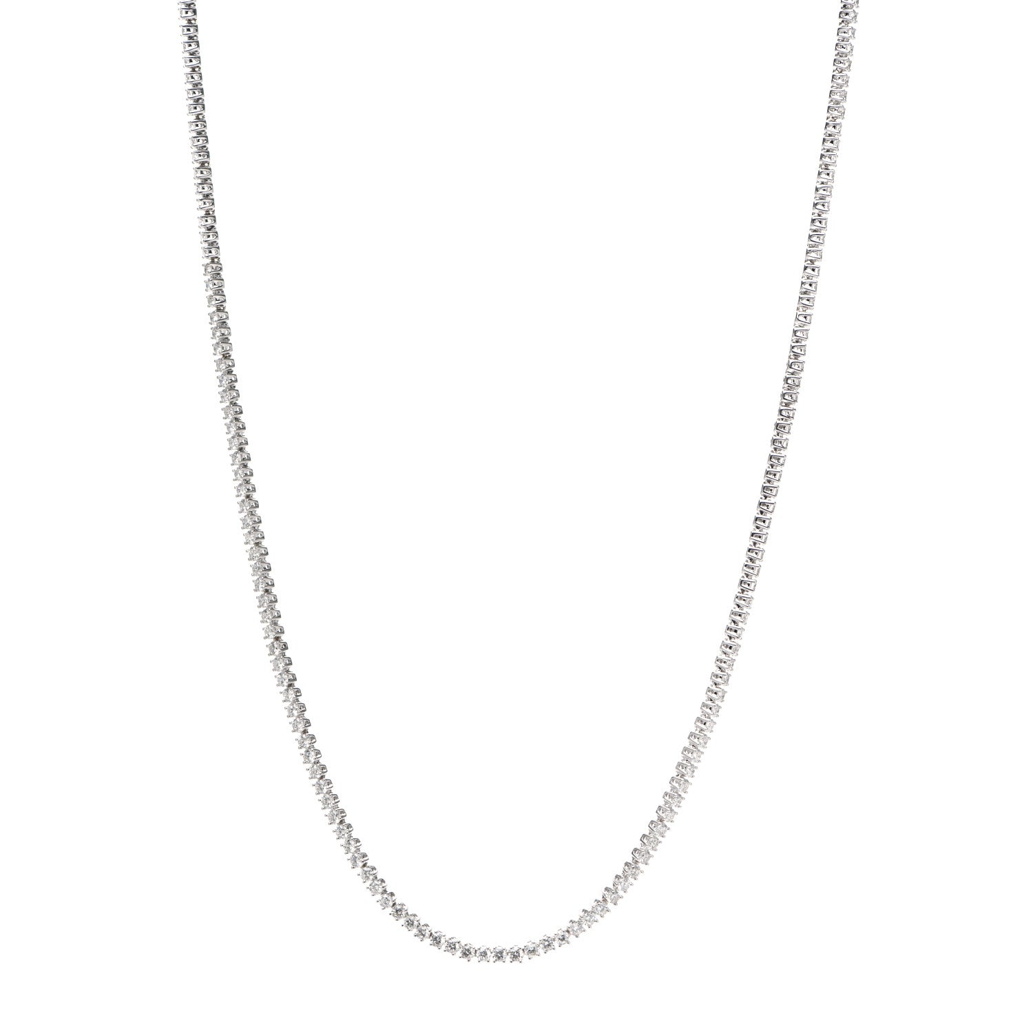 Anita Ko 18K White Gold Diamond Hepburn Choker Necklace 1 of 7