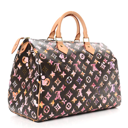 Louis Vuitton Watercolor Aquarelle Speedy 35 Brown 3 of 9