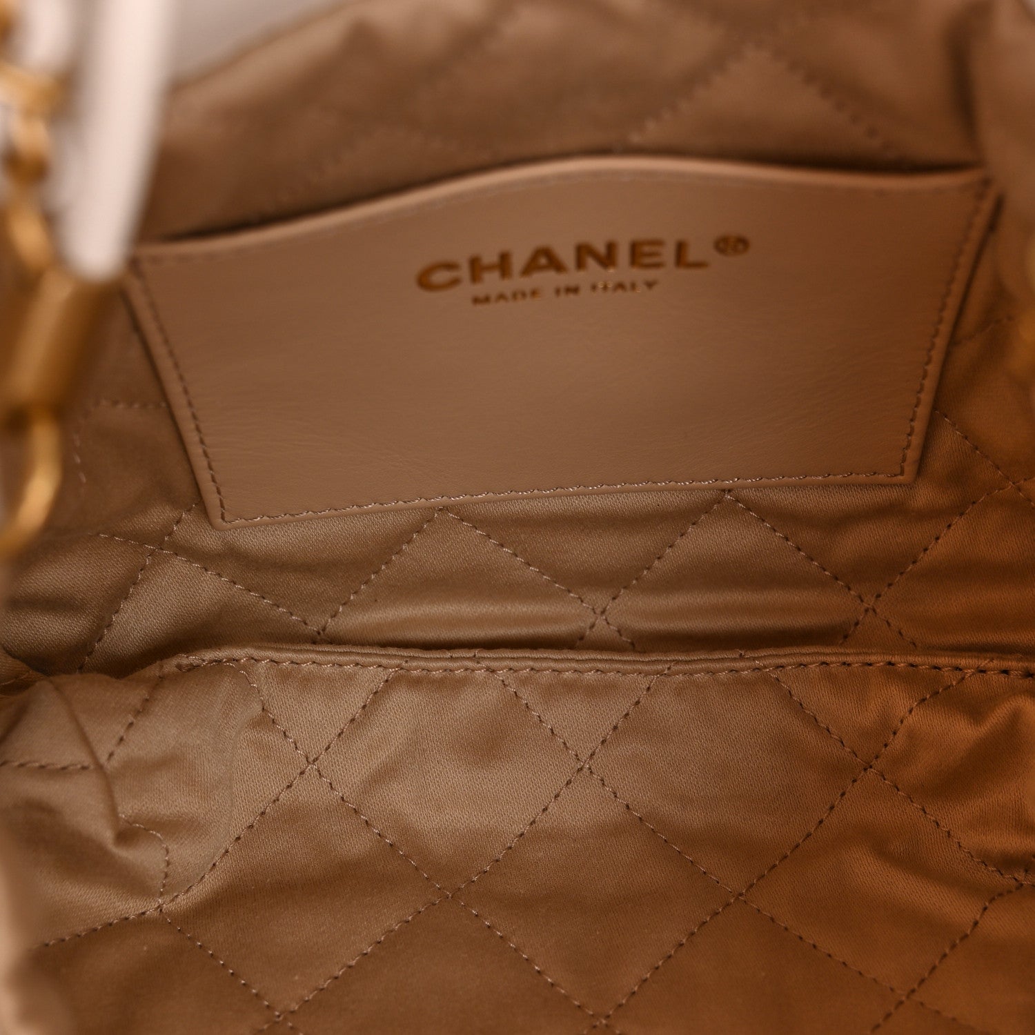 Chanel Shiny Calfskin Quilted Mini Chanel 22 White 5 of 11