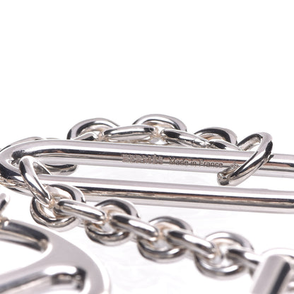 Hermes Sterling Silver Chaine d'Ancre Twist Bracelet LG 5 of 6