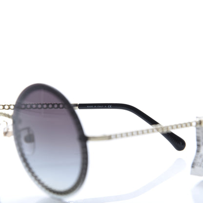Chanel Round Chain Sunglasses 4245 Gold 6 of 11