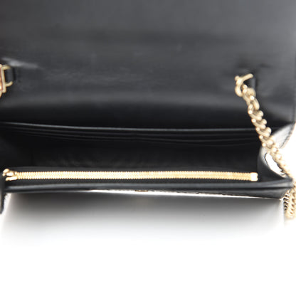 Gucci Guccissima Signature Bowy Chain Wallet Black 5 of 15