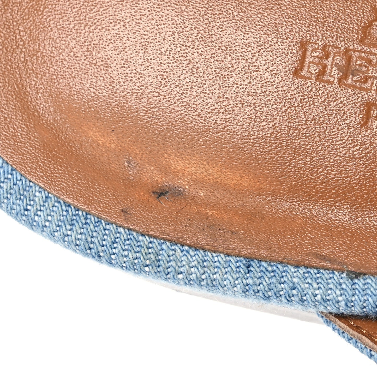 Denim Fringed Oz Mules 40 Bleu Clair