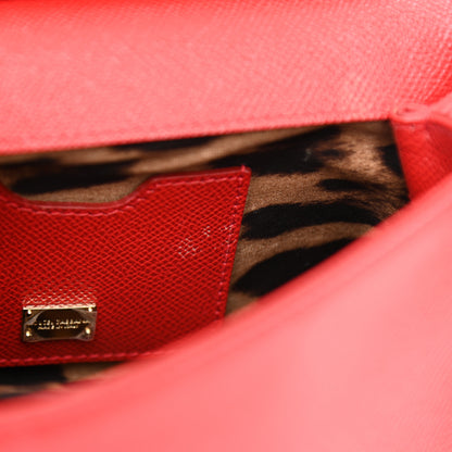 Dolce & Gabbana Dauphine Small Miss Sicily Satchel Red 11 of 13