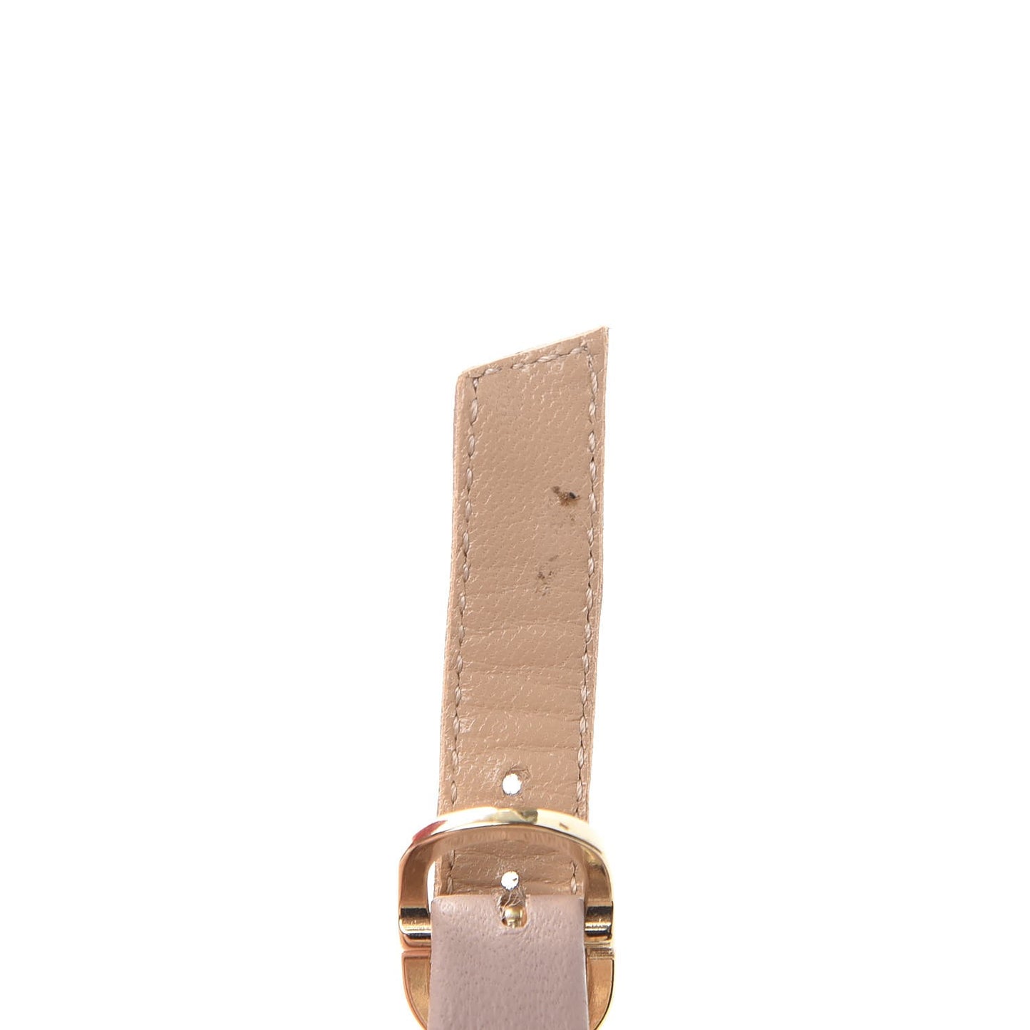 Patent Nappa Rockstud Ankle Strap 65mm Pumps 37.5 Soft Noisette Poudre