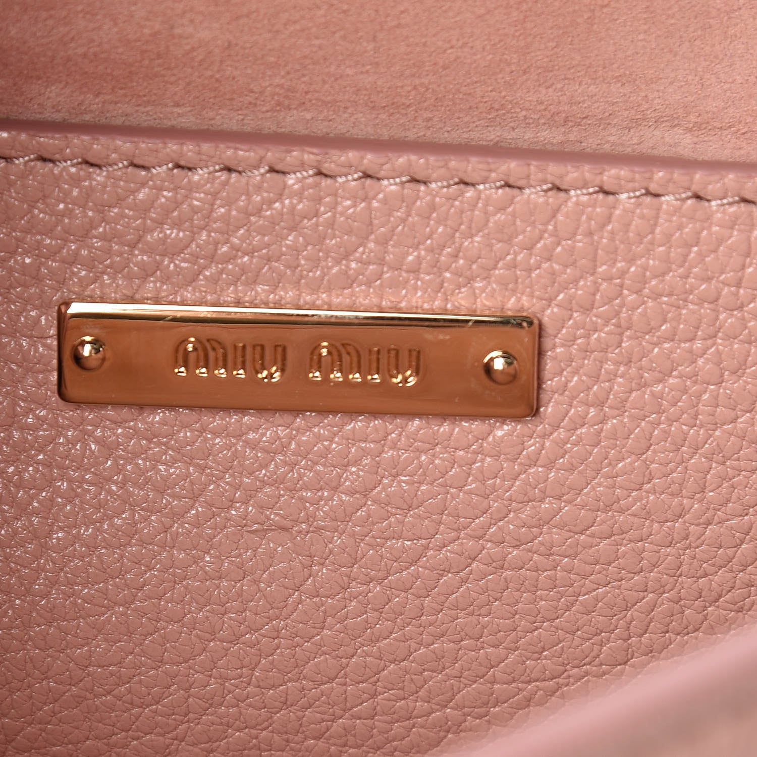 Miu Miu Shearling Goatskin Shoulder Bag 8 of 11