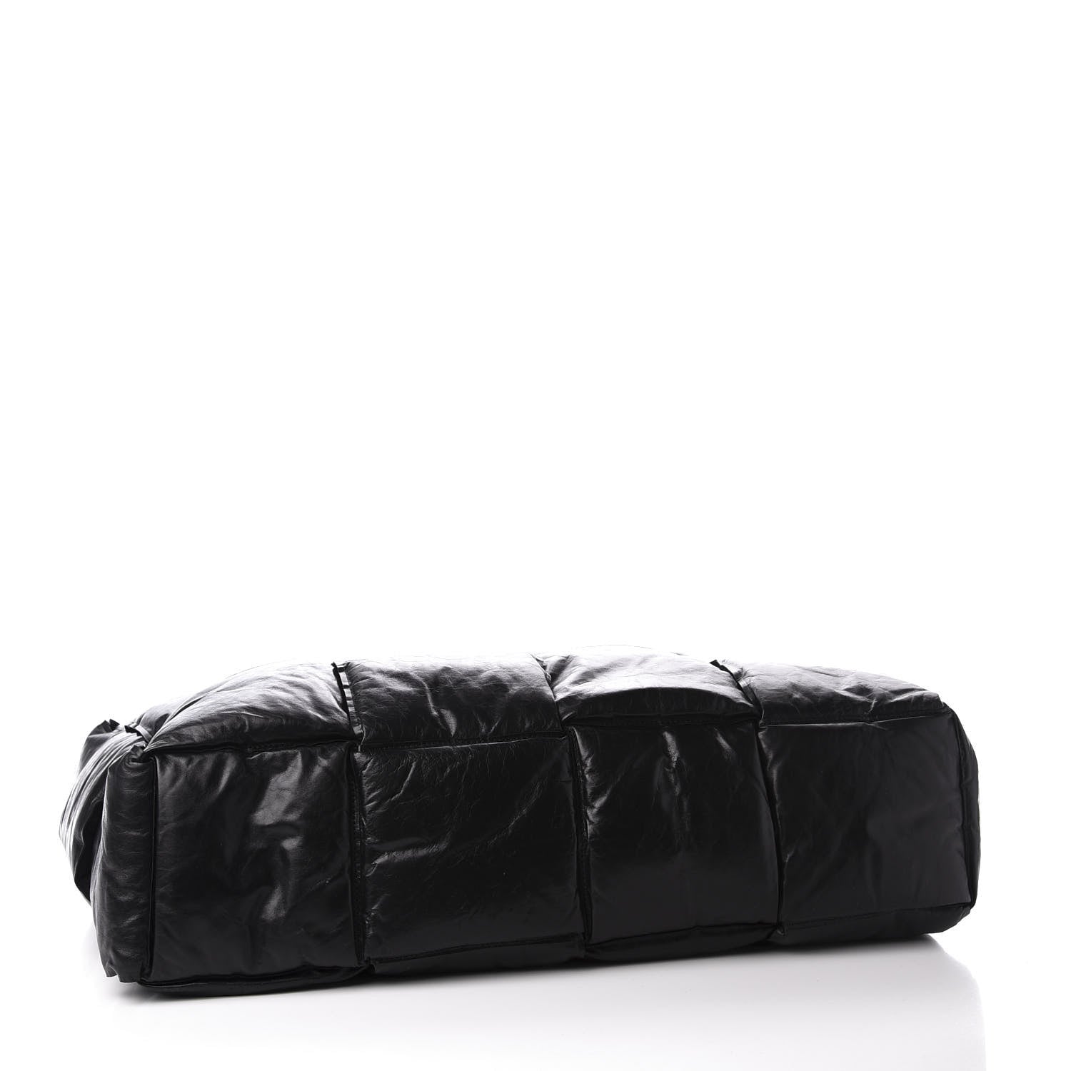 Bottega Veneta Calfskin Maxi Intrecciato BV Squash Tote Black 3 of 8