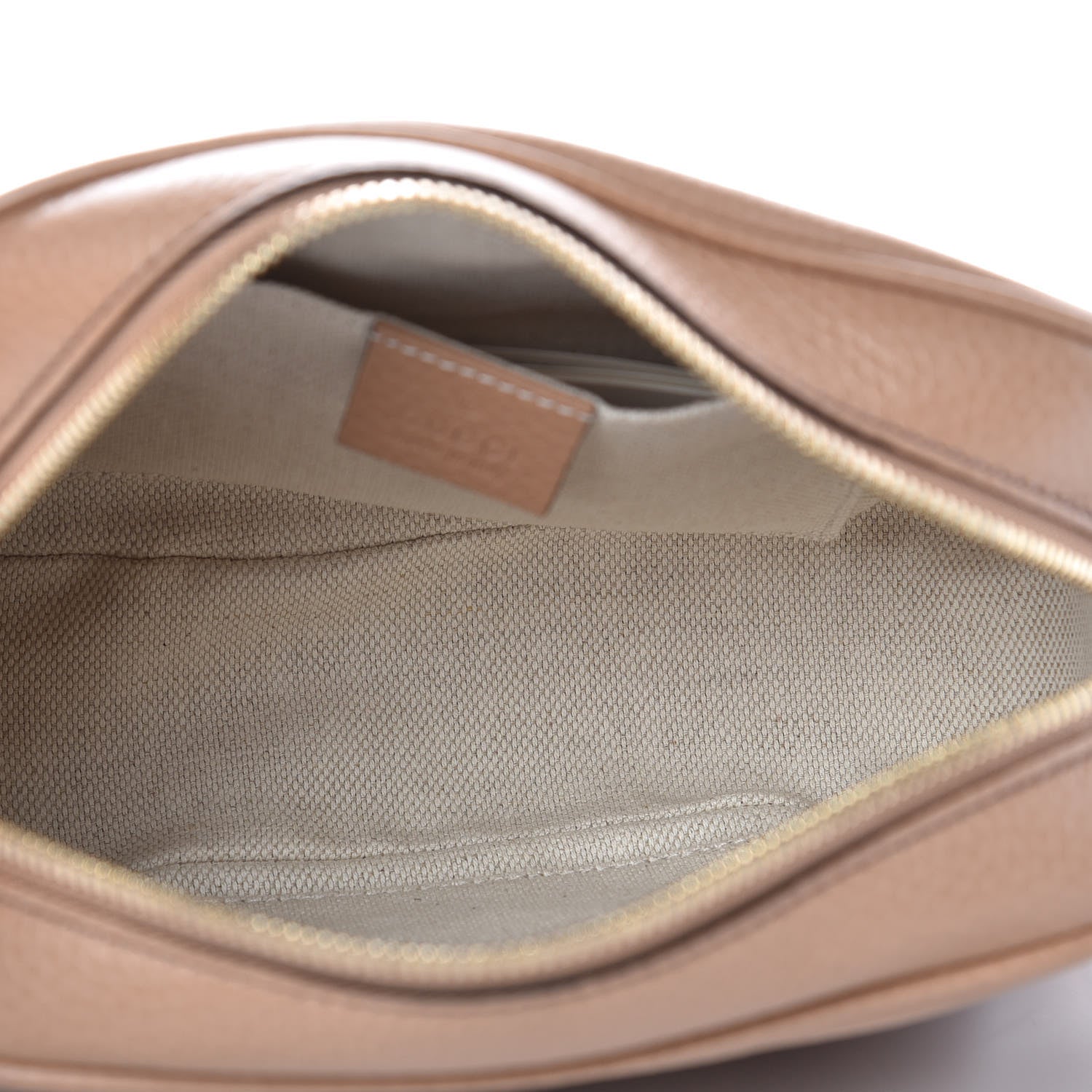Gucci Pebbled Calfskin Small Soho Disco Bag Camelia 5 of 9