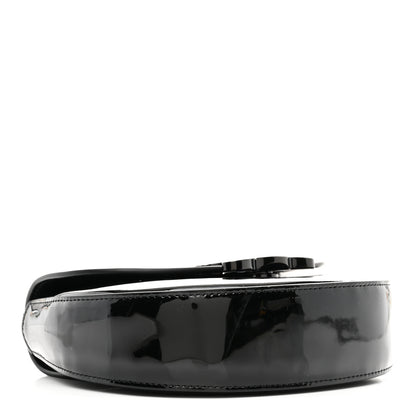 Celine Patent Calfskin Triomphe Small Besace Marley Black 4 of 10