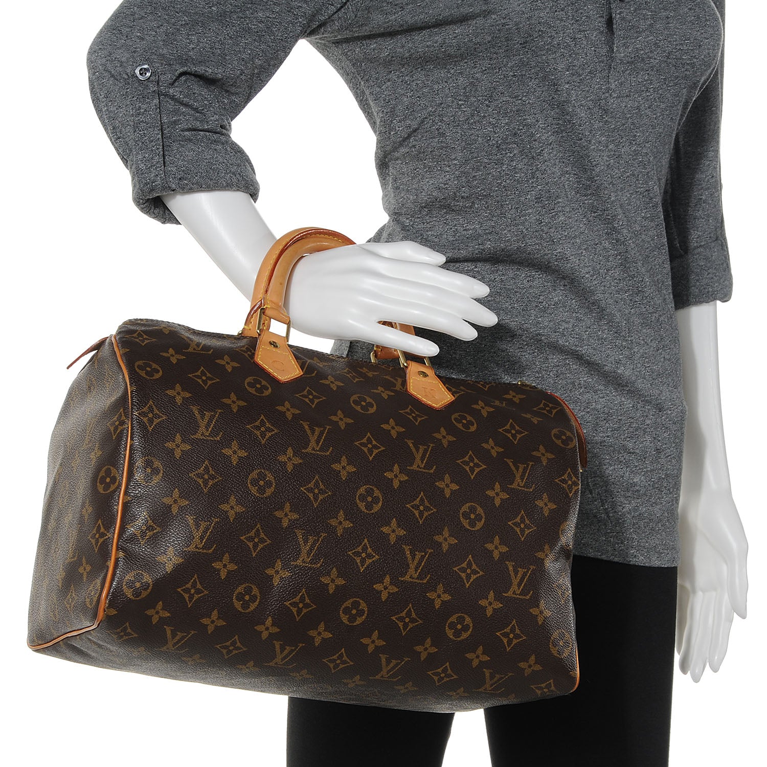 Louis Vuitton Monogram Speedy 35 2 of 9