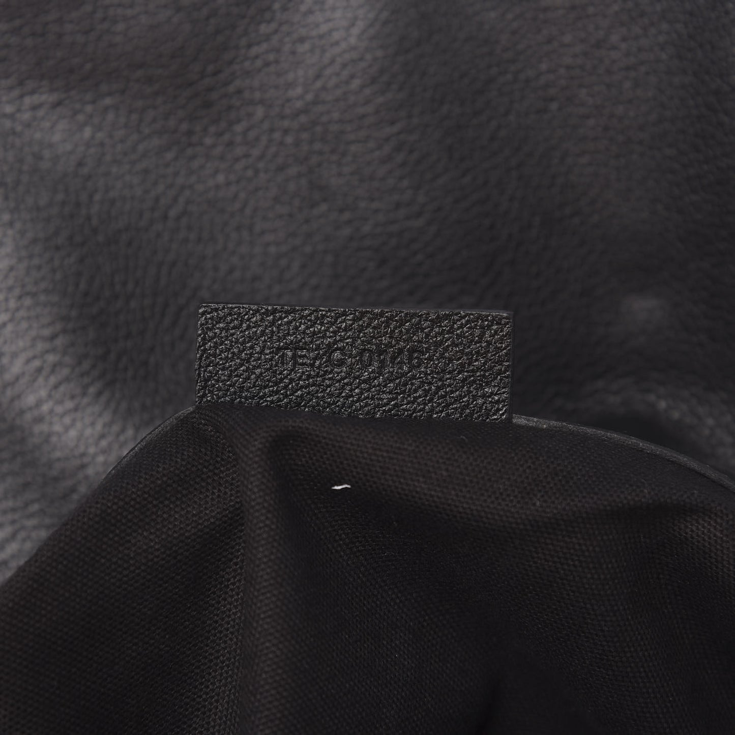 Sugar Goatskin Medium Antigona Envelope Clutch Black