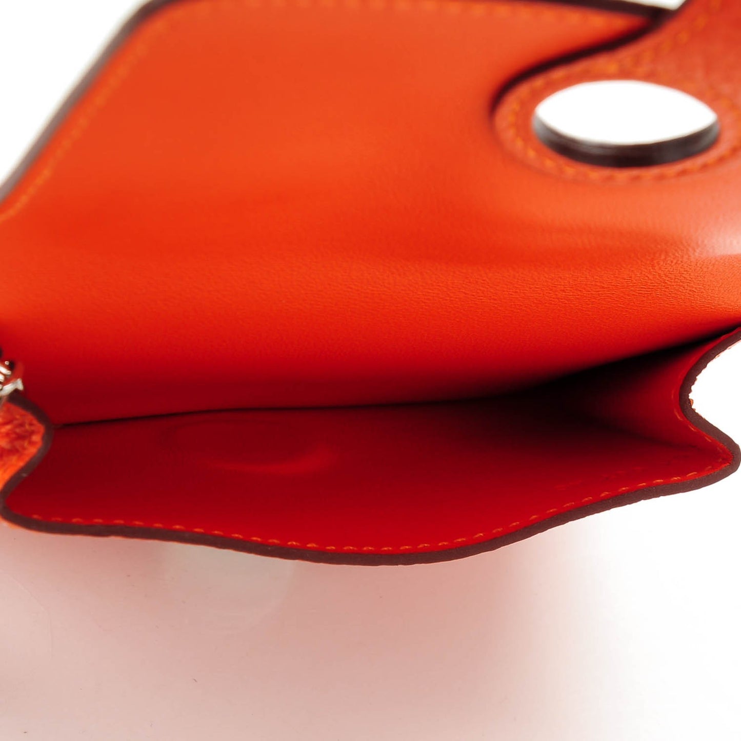 Togo Dogon Card Case Key Holder Feu