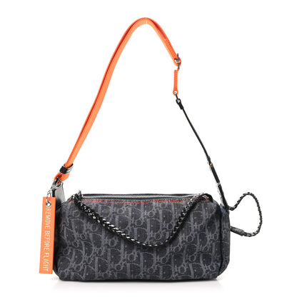 Christian Dior Monogram Flight Shoulder Bag Blue 1 of 11