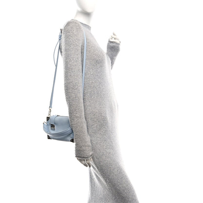 Louis Vuitton Calfskin Side Trunk PM Blue 2 of 13