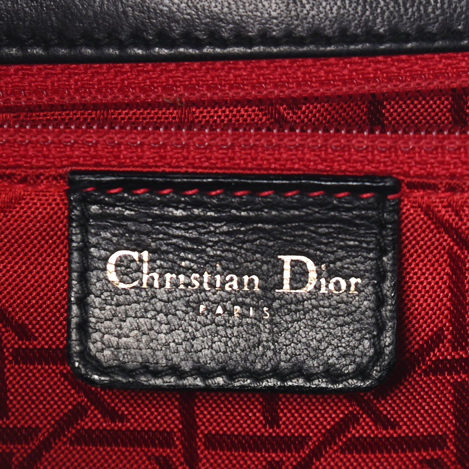 Christian Dior Lambskin Cannage Medium Delidior Flap Bag Black 5 of 8