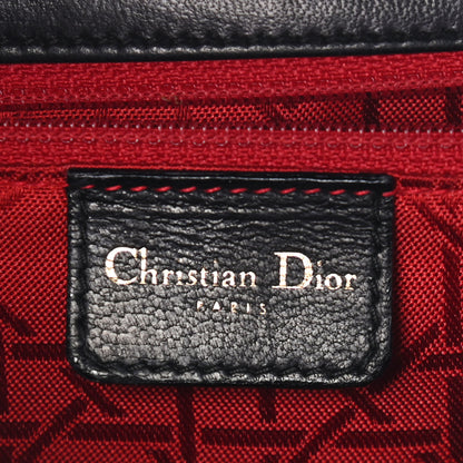 Christian Dior Lambskin Cannage Medium Delidior Flap Bag Black 5 of 8