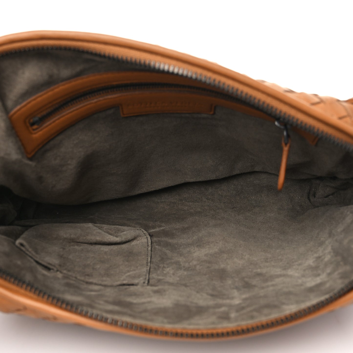 Nappa Intrecciato Nodini Crossbody Messenger Noce