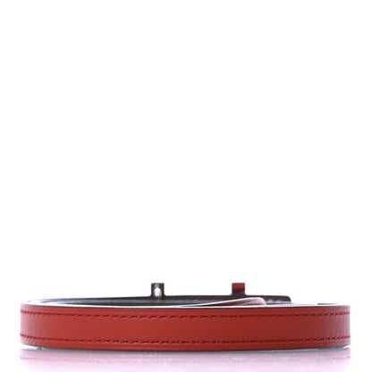 Hermes Swift Epsom 13mm Focus Belt 75 Rouge De Coeur Etoupe 2 of 4