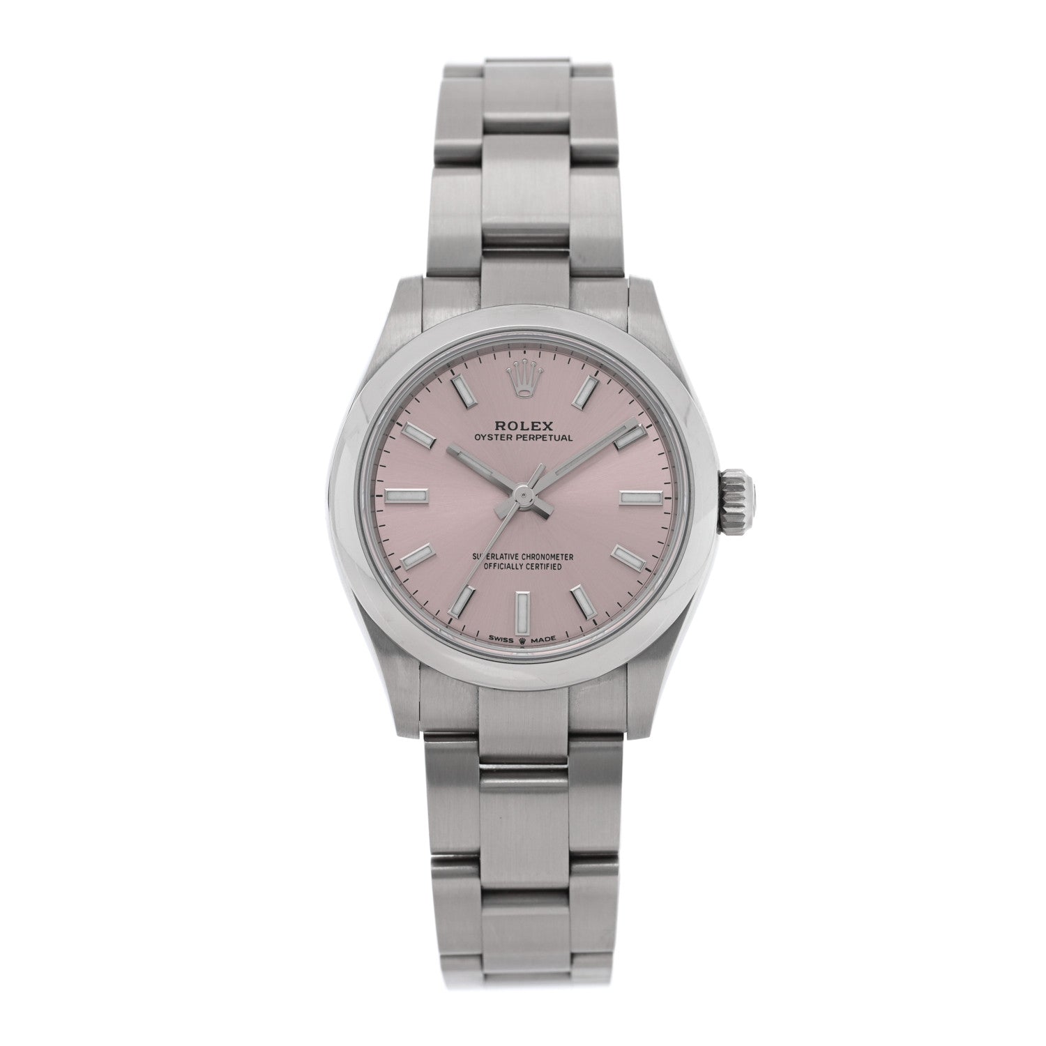 Rolex Stainless Steel 31mm Oyster Perpetual Watch Pink 277200 1 of 5