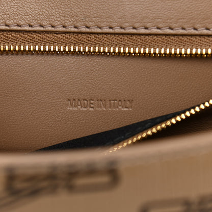 Balenciaga Coated Canvas BB Monogram Small Hourglass Top Handle Bag Beige Brown 6 of 10