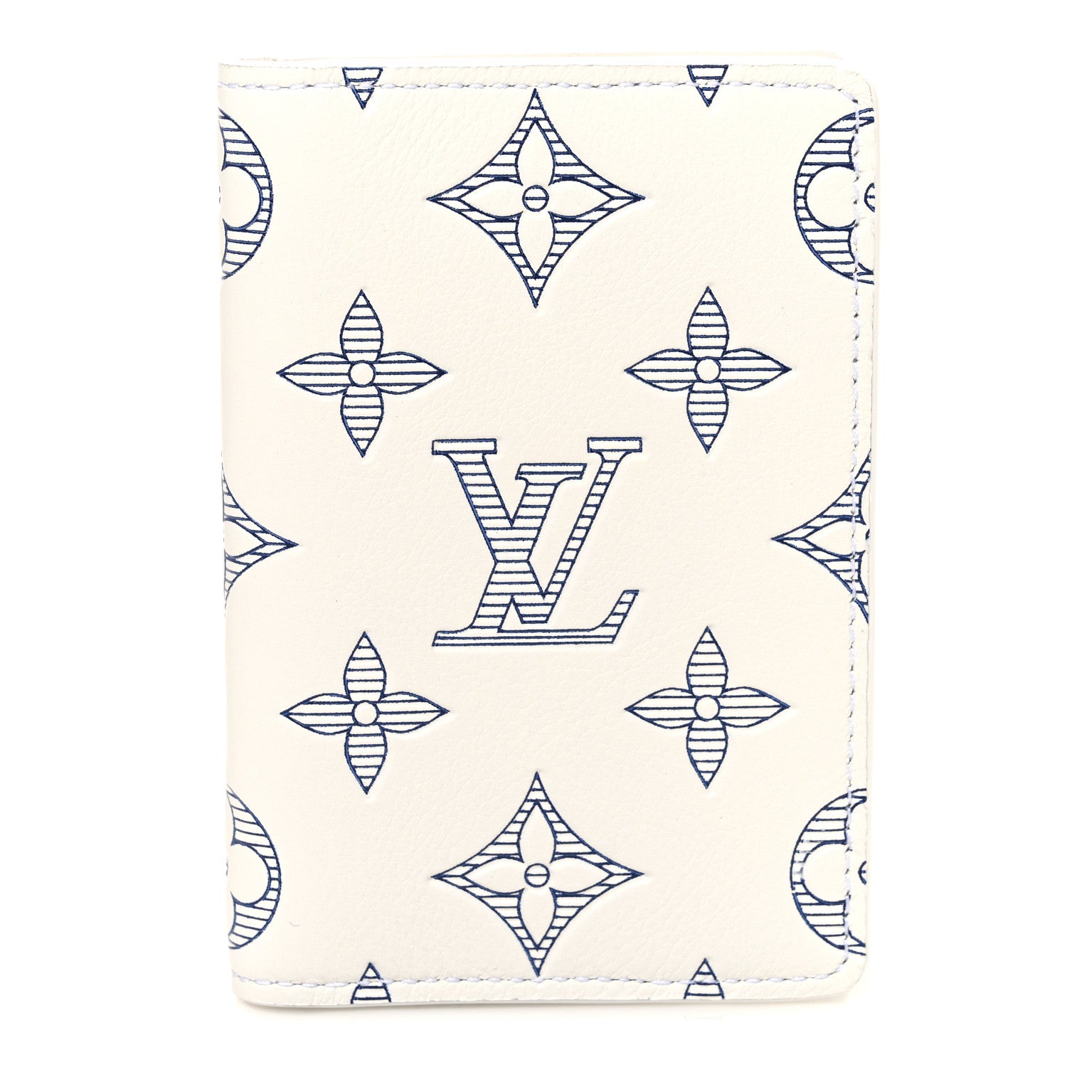 Louis Vuitton Calfskin Monogram Shadow Pocket Organizer White 1 of 6