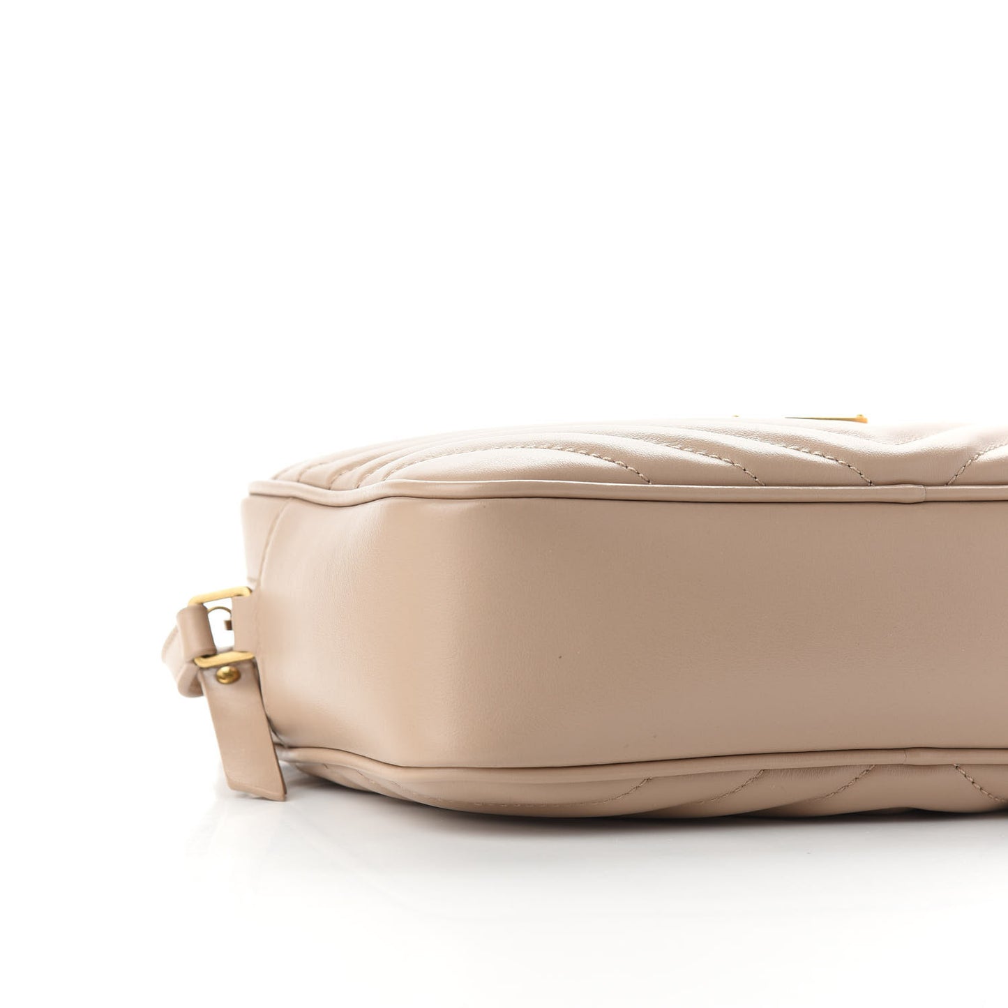 Calfskin Matelasse Monogram Lou Camera Bag Nude Powder
