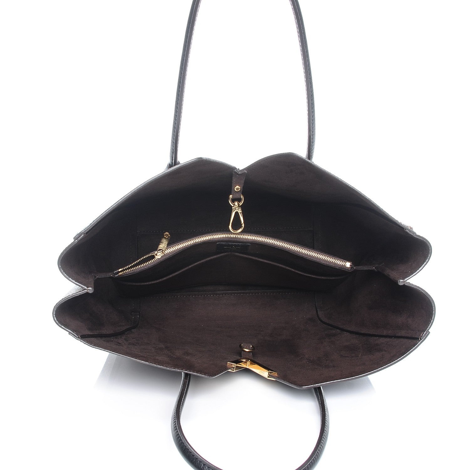 Louis Vuitton Calfskin Monogram Kimono Tote Black 5 of 7