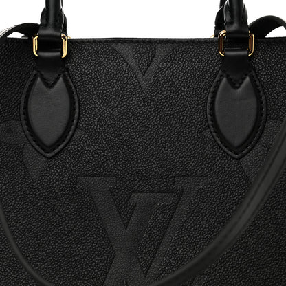 Louis Vuitton Empreinte Monogram Giant Onthego MM Black 7 of 10